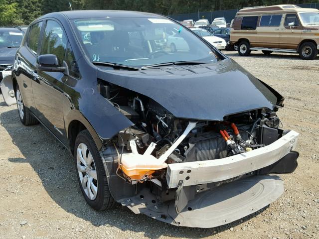 1N4AZ0CP2DC426088 - 2013 NISSAN LEAF S BLACK photo 1