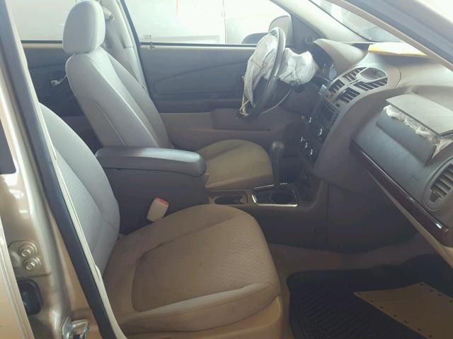 1G1ZT61846F240401 - 2006 CHEVROLET MALIBU MAX ოქროსფერი ფოტო 5