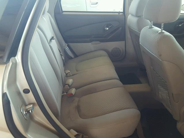 1G1ZT61846F240401 - 2006 CHEVROLET MALIBU MAX ოქროსფერი ფოტო 6