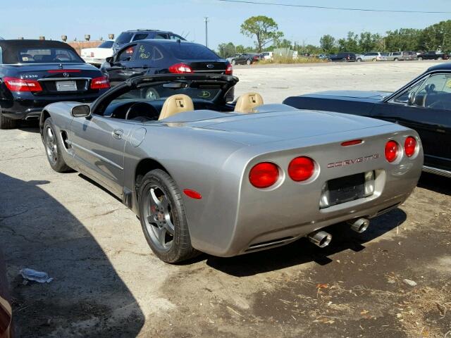 1G1YY32G1Y5133025 - 2000 CHEVROLET CORVETTE GRAY photo 3