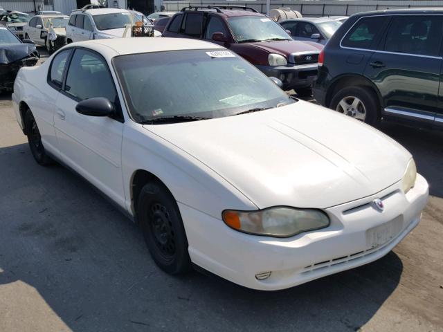 2G1WW12E739284012 - 2003 CHEVROLET MONTE CARL თეთრი ფოტო 1