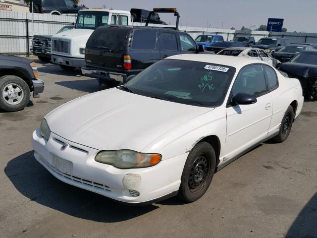 2G1WW12E739284012 - 2003 CHEVROLET MONTE CARL თეთრი ფოტო 2