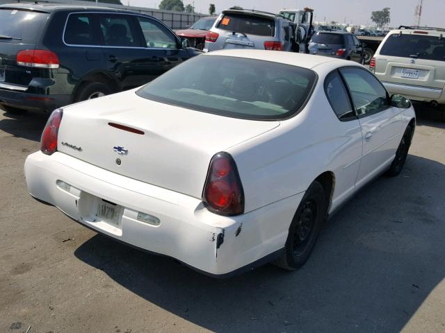 2G1WW12E739284012 - 2003 CHEVROLET MONTE CARL თეთრი ფოტო 4