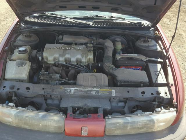 1G8ZF5288VZ176927 - 1997 SATURN SL MAROON photo 7