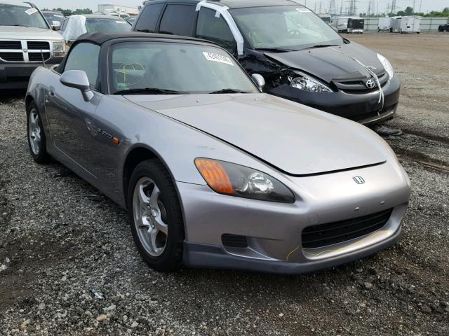 JHMAP1143YT001983 - 2000 HONDA S2000 SILVER photo 1