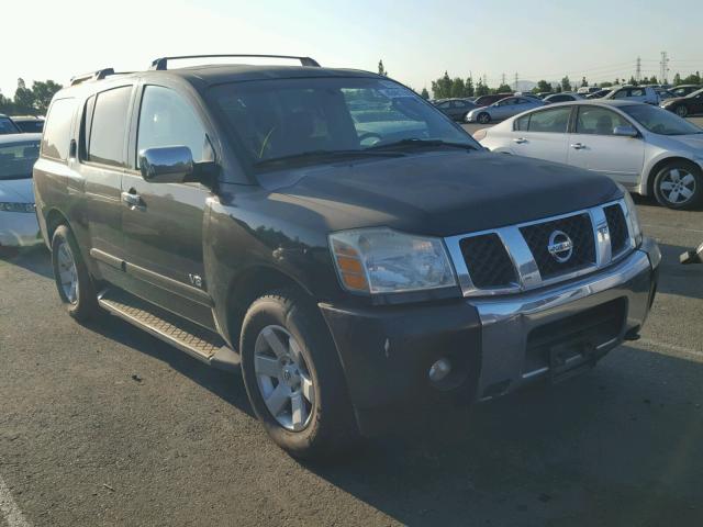 5N1AA08C57N700234 - 2007 NISSAN ARMADA SE BLACK photo 1