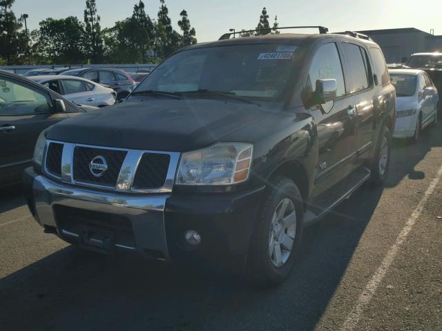 5N1AA08C57N700234 - 2007 NISSAN ARMADA SE BLACK photo 2