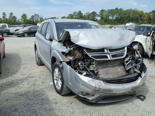 3C4PDCBG2ET210558 - 2014 DODGE JOURNEY SX SILVER photo 1