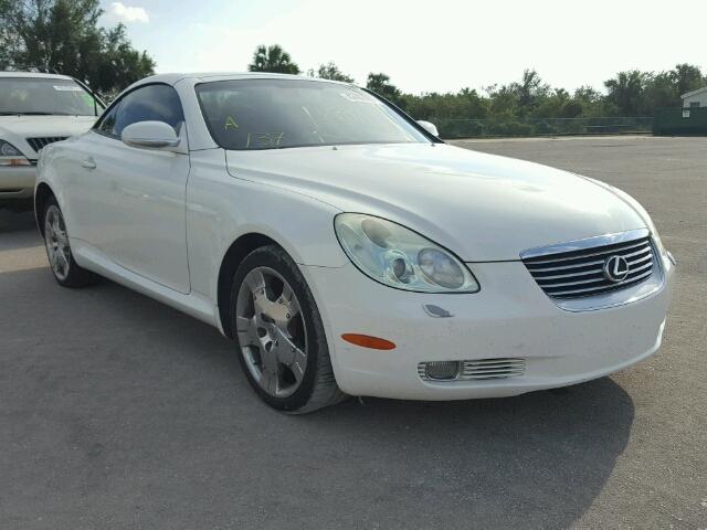 JTHFN48Y550065963 - 2005 LEXUS SC WHITE photo 1