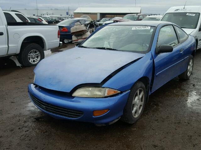 1G1JC1242T7277920 - 1996 CHEVROLET CAVALIER BLUE photo 2