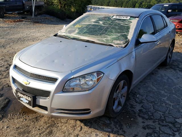 1G1ZF57539F113528 - 2009 CHEVROLET MALIBU HYB SILVER photo 2