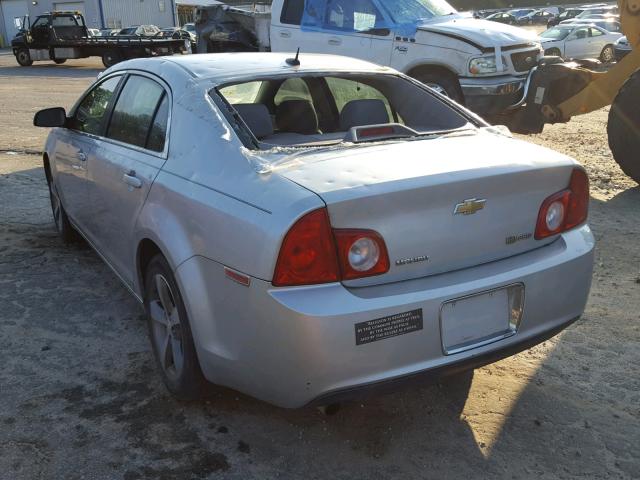 1G1ZF57539F113528 - 2009 CHEVROLET MALIBU HYB 银色 照片 3
