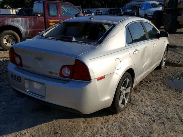 1G1ZF57539F113528 - 2009 CHEVROLET MALIBU HYB 银色 照片 4