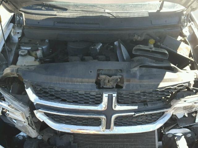 3C4PDCBG0ET296713 - 2014 DODGE JOURNEY SX SILVER photo 7