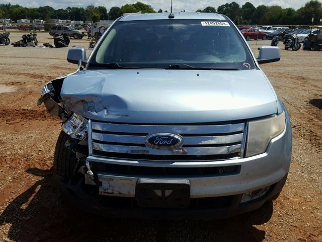 2FMDK38C88BA53661 - 2008 FORD EDGE SEL BLUE photo 7