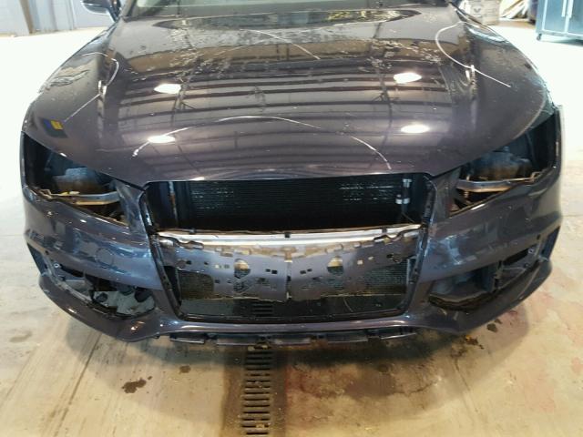 WAU2GAFC5CN087801 - 2012 AUDI A7 PRESTIG BLUE photo 9