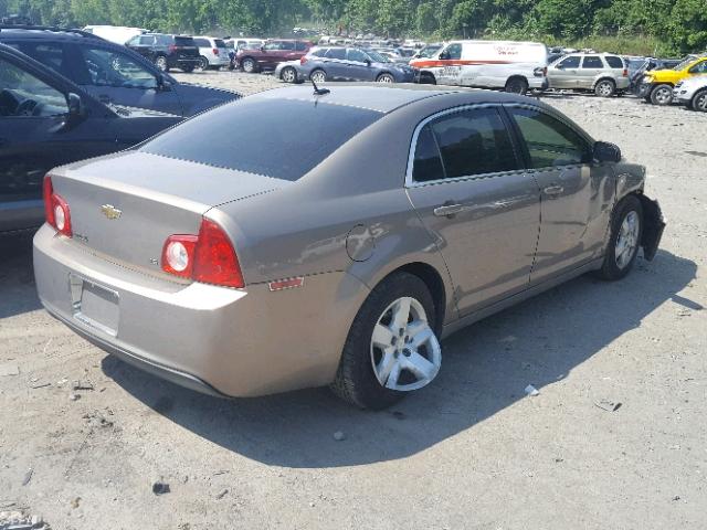 1G1ZG57B38F238045 - 2008 CHEVROLET MALIBU LS თაფლისფერი ფოტო 4