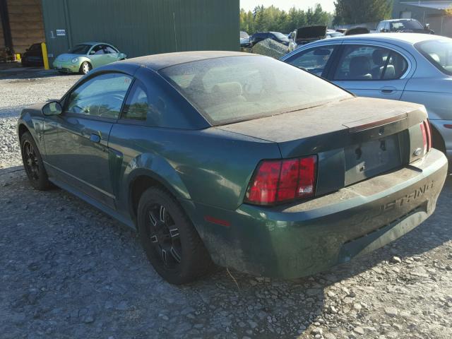 1FAFP4044YF299507 - 2000 FORD MUSTANG GREEN photo 3