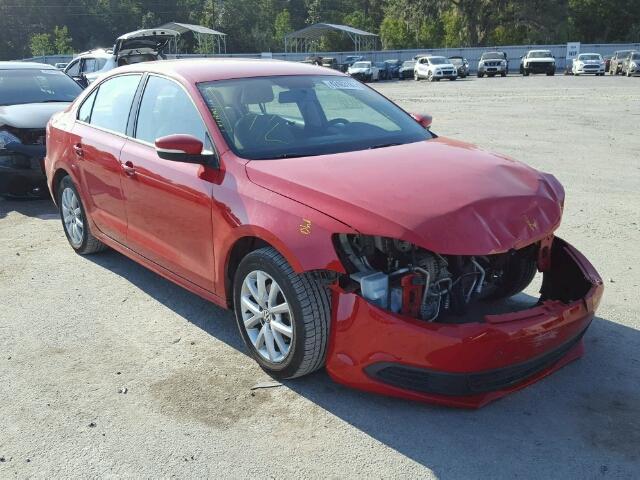 3VWDX7AJ6CM340359 - 2012 VOLKSWAGEN JETTA RED photo 1