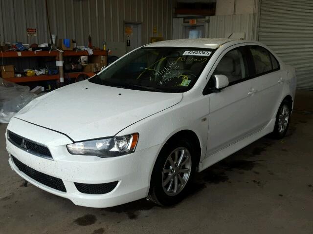 JA32U2FU5BU038479 - 2011 MITSUBISHI LANCER ES/ WHITE photo 2