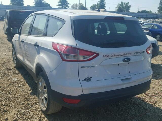 1FMCU0F7XDUC80638 - 2013 FORD ESCAPE WHITE photo 3