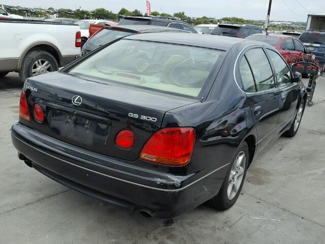 JT8BD69S230181965 - 2003 LEXUS GS 300 BLACK photo 4