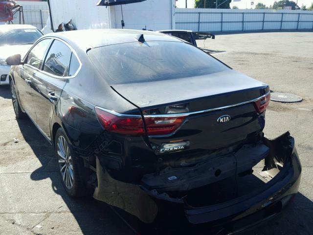 KNALB4J11H5042811 - 2017 KIA CADENZA PR BLACK photo 3