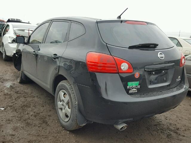 JN8AS58V28W145551 - 2008 NISSAN ROGUE BLACK photo 3