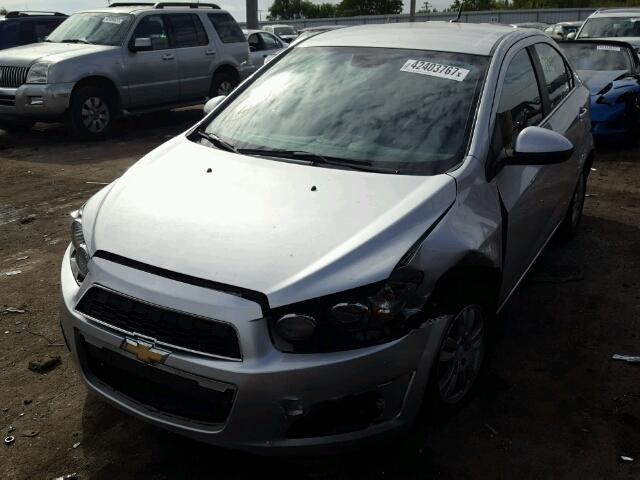 1G1JC5SH2C4163623 - 2012 CHEVROLET SONIC LT SILVER photo 2