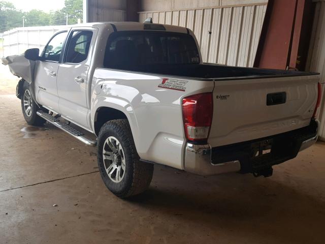 5TFAZ5CN2GX017866 - 2016 TOYOTA TACOMA DOU WHITE photo 3