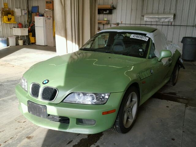 4USCJ3333WLC15927 - 1998 BMW Z3 2.8 GREEN photo 2