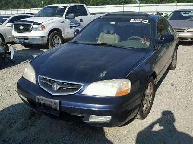 19UYA42431A024247 - 2001 ACURA 3.2CL BLUE photo 2