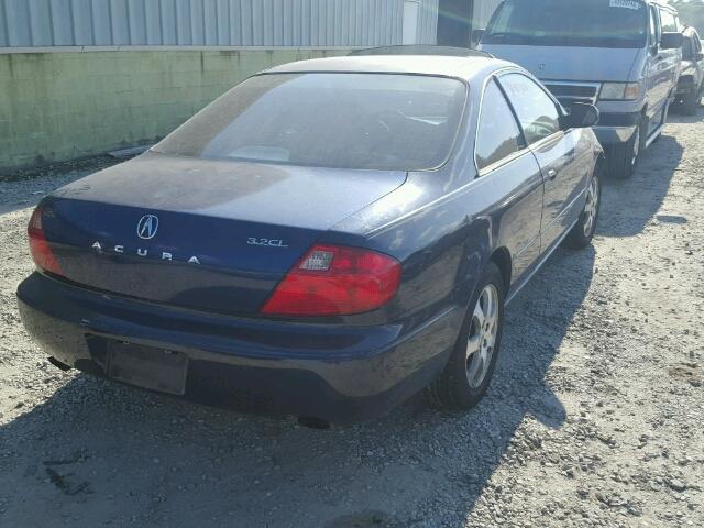 19UYA42431A024247 - 2001 ACURA 3.2CL BLUE photo 4