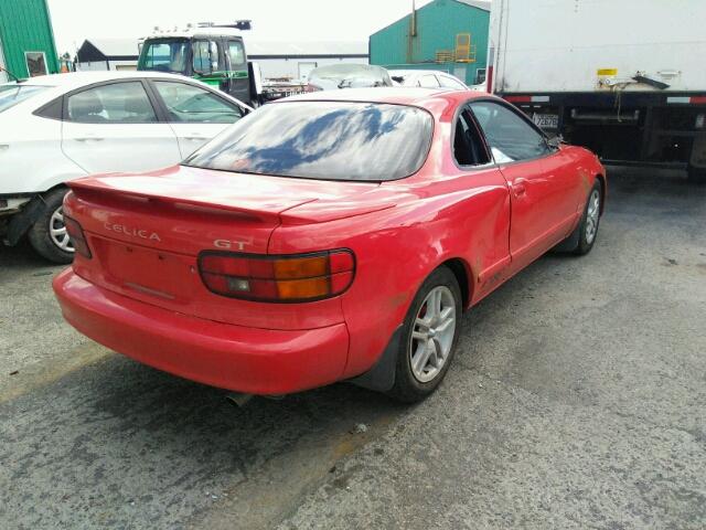 JT2ST87C2M0091608 - 1991 TOYOTA CELICA GT RED photo 4