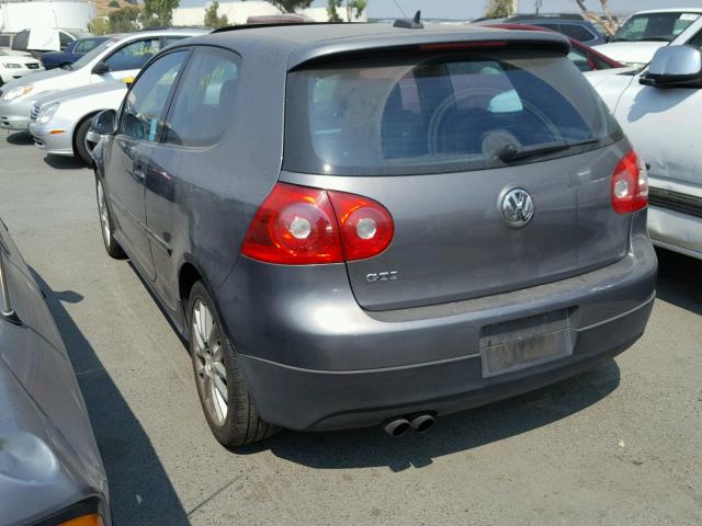 WVWFV71K66W090006 - 2006 VOLKSWAGEN NEW GTI GRAY photo 3