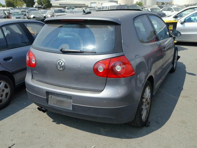 WVWFV71K66W090006 - 2006 VOLKSWAGEN NEW GTI GRAY photo 4