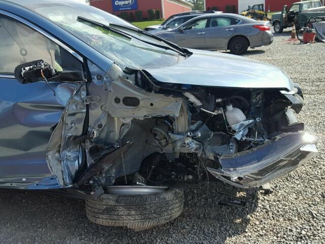 2HKRM4H5XGH658229 - 2016 HONDA CR-V EX BLUE photo 9