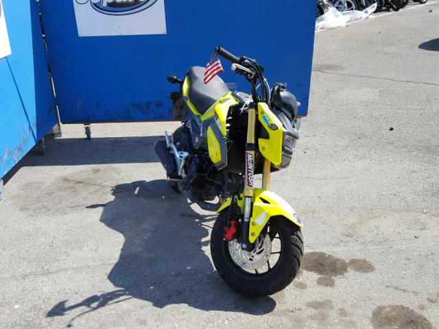 MLHJC7518J5000271 - 2018 HONDA GROM 125 YELLOW photo 1