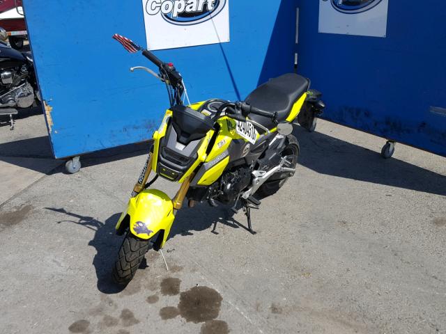 MLHJC7518J5000271 - 2018 HONDA GROM 125 YELLOW photo 2