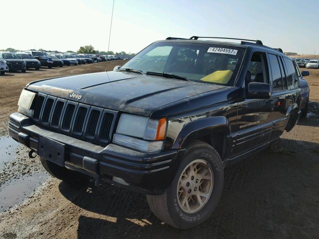 1J4GZ78Y8VC657913 - 1997 JEEP GRAND CHER BLACK photo 2