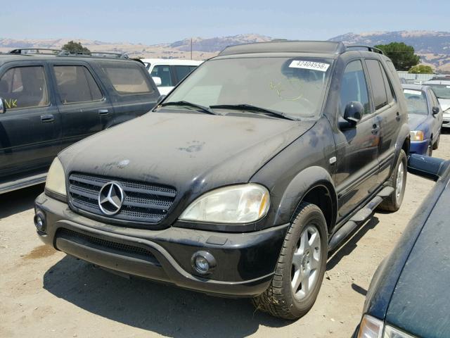 4JGAB72E51A249112 - 2001 MERCEDES-BENZ ML 430 黑色 照片 2