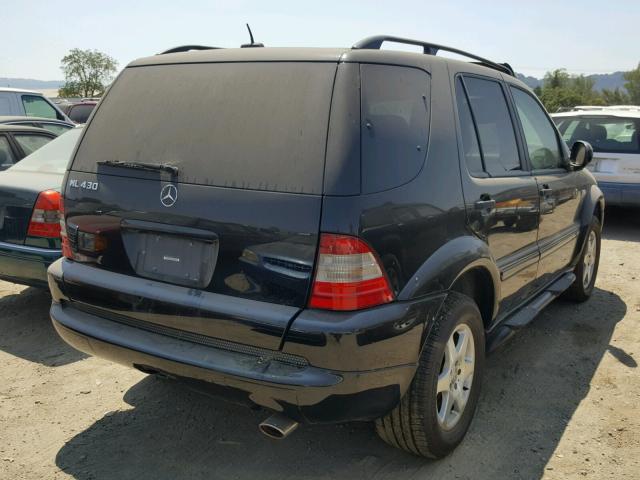 4JGAB72E51A249112 - 2001 MERCEDES-BENZ ML 430 黑色 照片 4