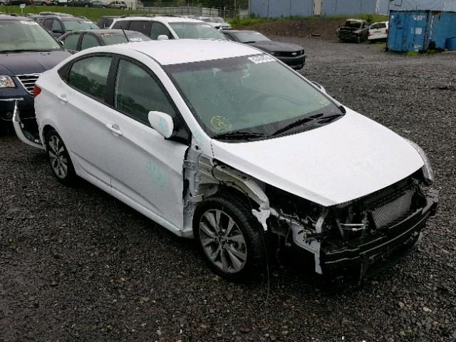 KMHCT4AE3HU344380 - 2017 HYUNDAI ACCENT SE WHITE photo 1