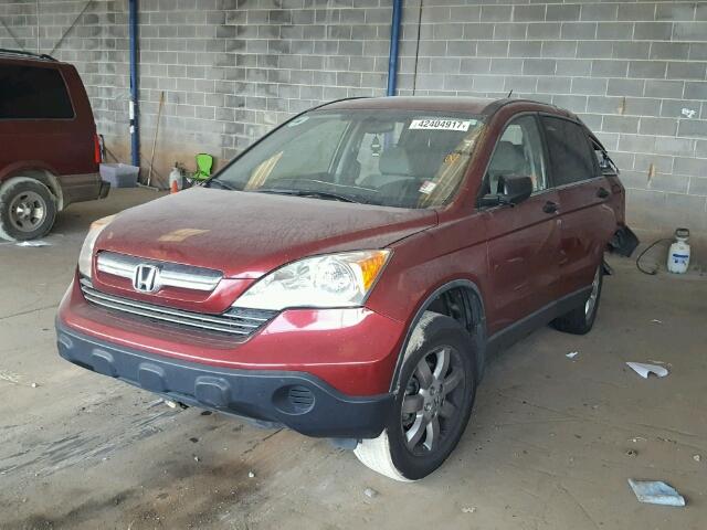 JHLRE38507C053903 - 2007 HONDA CR-V EX RED photo 2