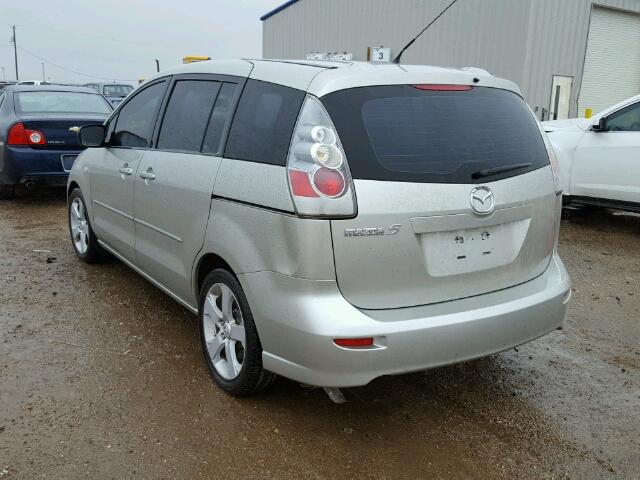 JM1CR293170139544 - 2007 MAZDA 5 GRAY photo 3