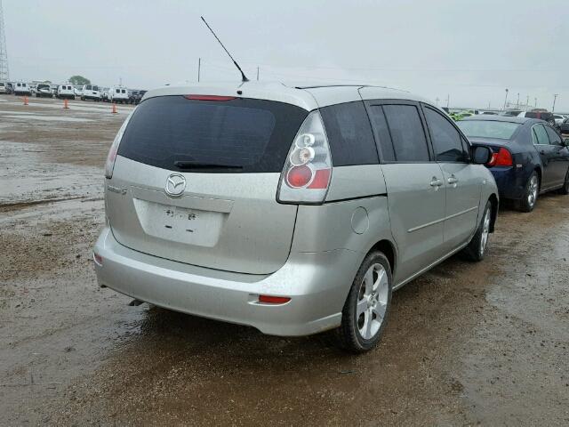 JM1CR293170139544 - 2007 MAZDA 5 GRAY photo 4