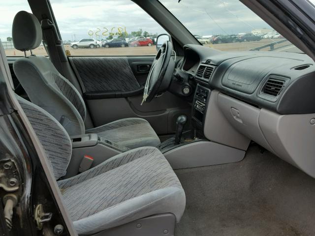 JF1SF6551WH772831 - 1998 SUBARU FORESTER S BLACK photo 5