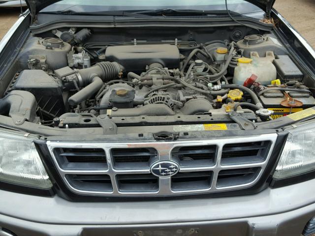 JF1SF6551WH772831 - 1998 SUBARU FORESTER S BLACK photo 7