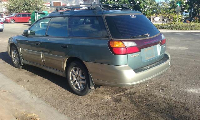 4S3BH665227632676 - 2002 SUBARU LEGACY GREEN photo 3