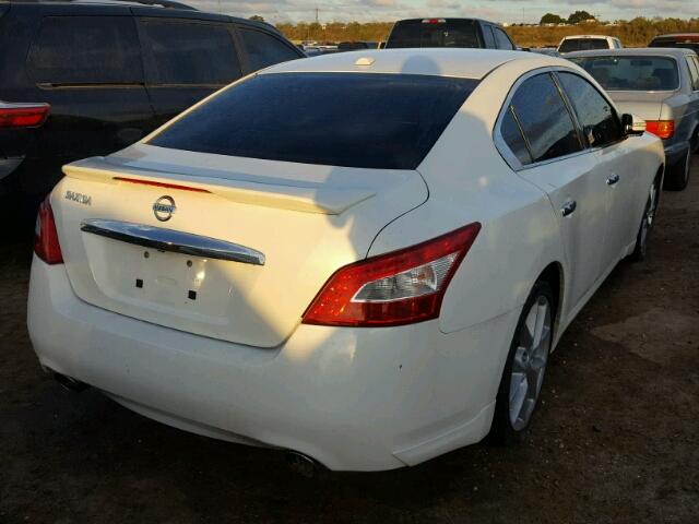 1N4AA5AP5BC831642 - 2011 NISSAN MAXIMA S WHITE photo 4